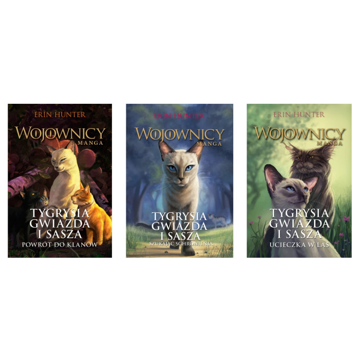 Pakiet Tygrysia gwiazda i Sasza. Wojownicy. Manga | Polska Półka