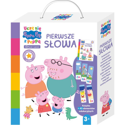 Pierwsze słowa. Świnka Peppa. Uczę się z Peppą | Polska Półka