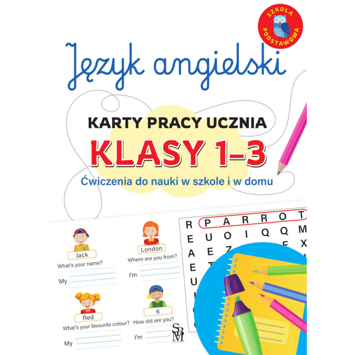 Język angielski. Karty pracy ucznia, klasy 1-3. Ćwiczenia do nauki w szkole i domu | Polska Półka