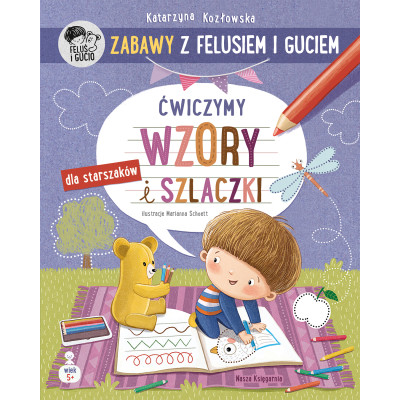 Ćwiczymy wzory i szlaczki. Zabawy z Felusiem i Guciem | Polska Półka