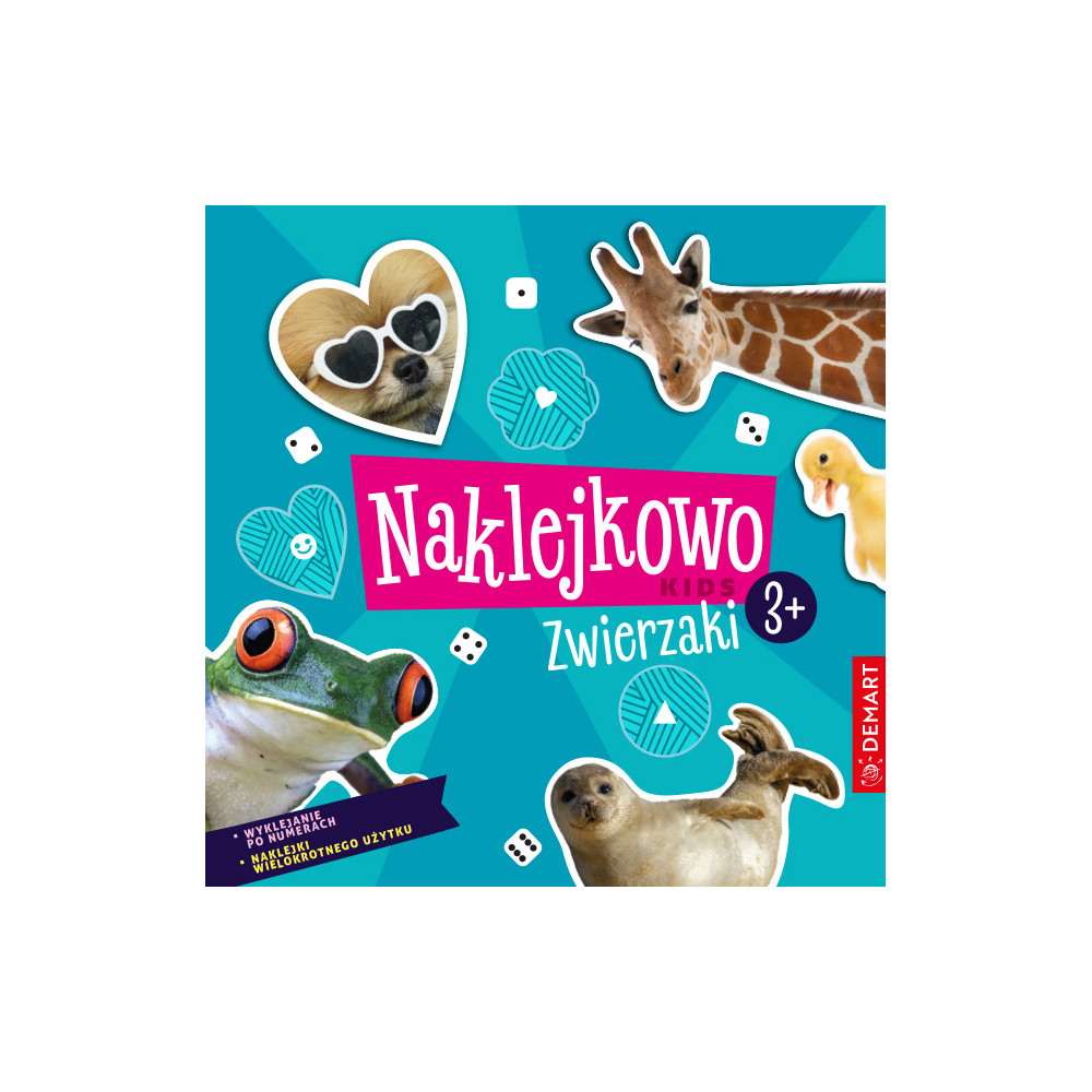 Naklejkowo Kids. Zwierzaki 3 | Polska Półka