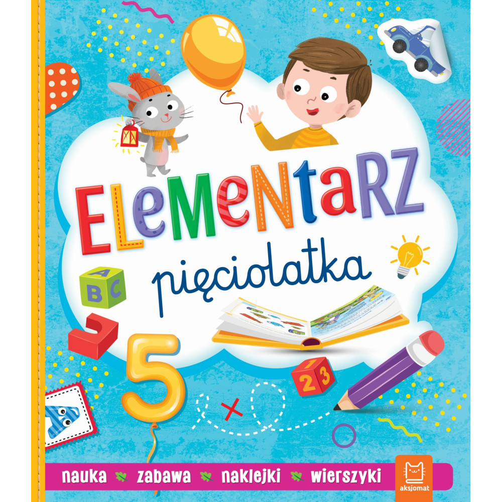 Elementarz pięciolatka. Nauka. Zabawa. Naklejki | Polska Półka