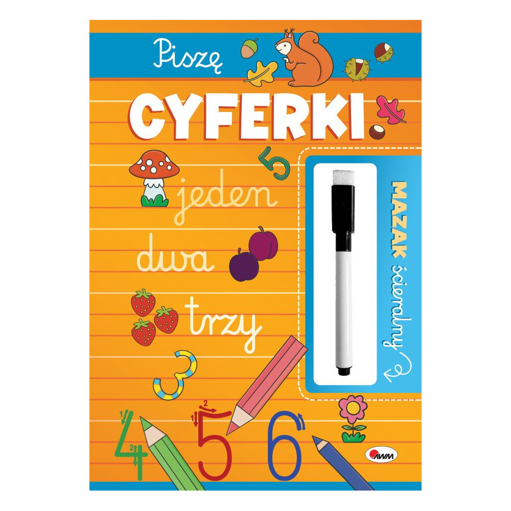 Piszę cyferki. Mazak ścieralny | Polska Półka