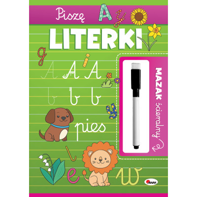 Piszę literki. Mazak ścieralny | Polska Półka