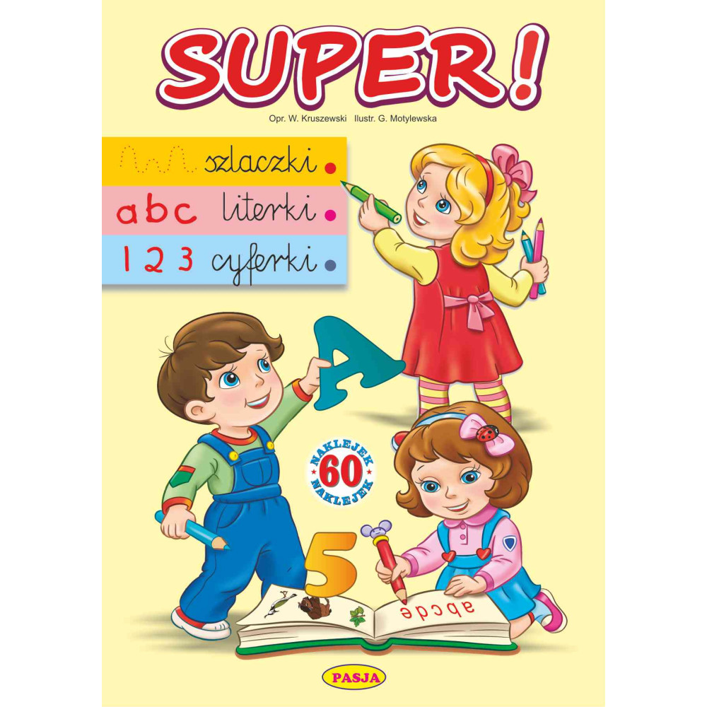 Super! Szlaczki, literki, cyferki | Polska Półka