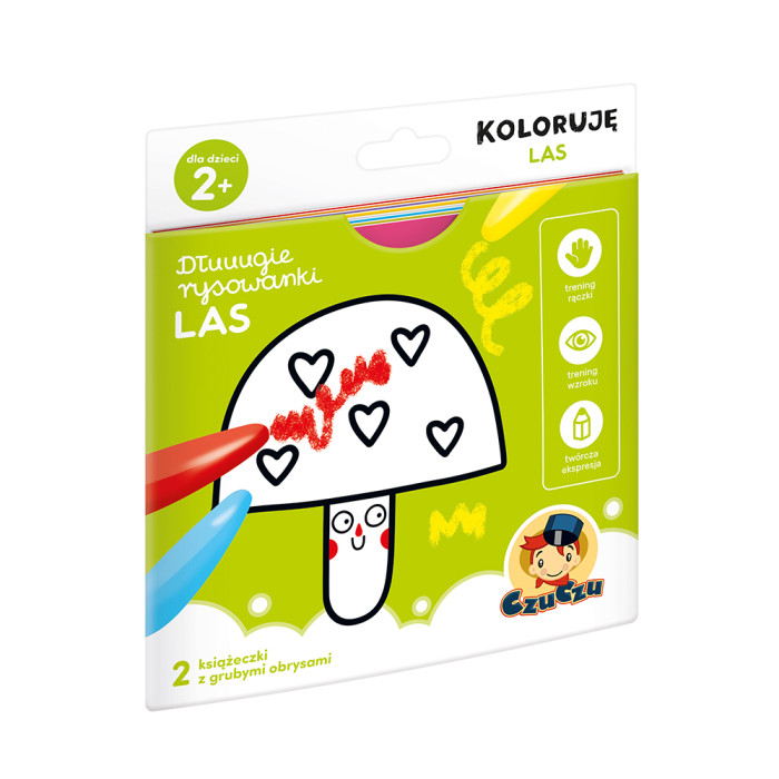 Dłuuugie rysowanki koloruję las 2 czuczu | Polska Półka
