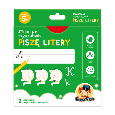 Dłuuugie rysowanki Piszę litery 5 | Polska Półka