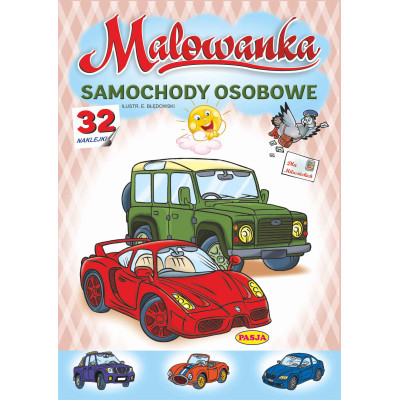 Samochody osobowe. Malowanka | Polska Półka