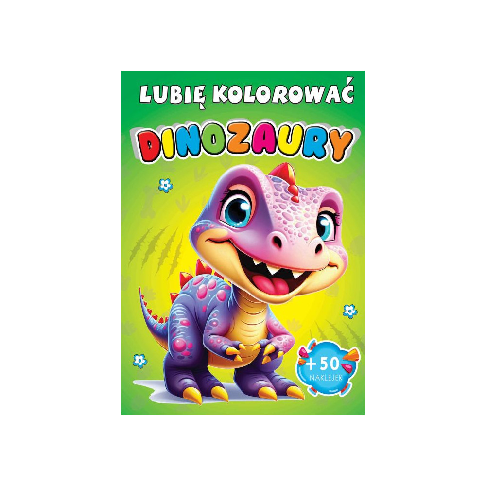Dinozaury. Lubię kolorować | Polska Półka