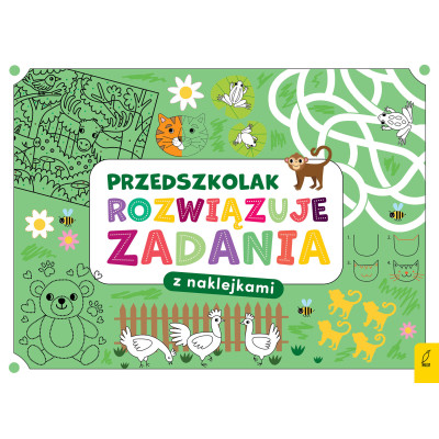 Przedszkolak rozwiązuje zadania. Zeszyt zielony | Polska Półka