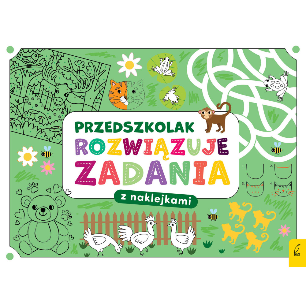 Przedszkolak rozwiązuje zadania. Zeszyt zielony | Polska Półka