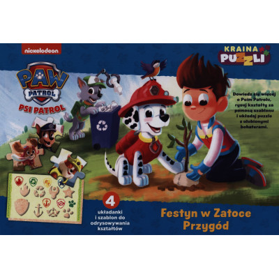 Festyn w zatoce. Kraina puzzli. Psi Patrol | Polska Półka