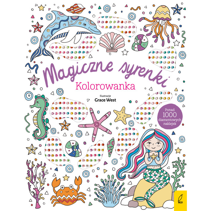 Magiczne syrenki. Wypukłe naklejki | Polska Półka