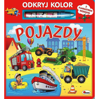 Pojazdy. Odkryj kolor | Polska Półka