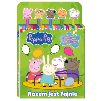 Razem jest fajnie. Świnka Peppa. Poznaj przyjaciół | Polska Półka