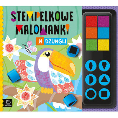 W dżungli. Stempelkowe malowanki | Polska Półka