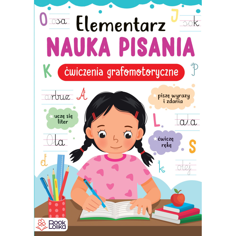Elementarz. Nauka pisania. Ćwiczenia grafomotoryczne | Polska Półka