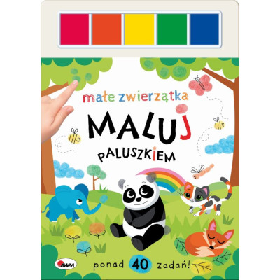 Małe zwierzątka. Maluj paluszkiem | Polska Półka