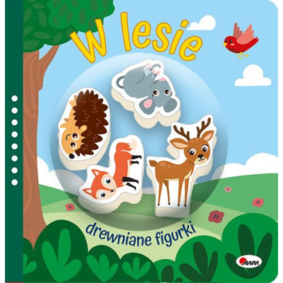 W lesie. Drewniane figurki | Polska Półka