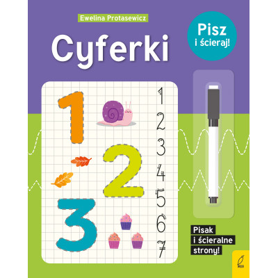 Cyferki. Pisz i ścieraj! | Polska Półka
