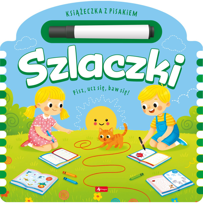 Szlaczki. Książka z pisakiem | Polska Półka
