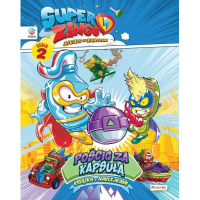 SuperZings. Książka z naklejkami. Seria 2 | Polska Półka
