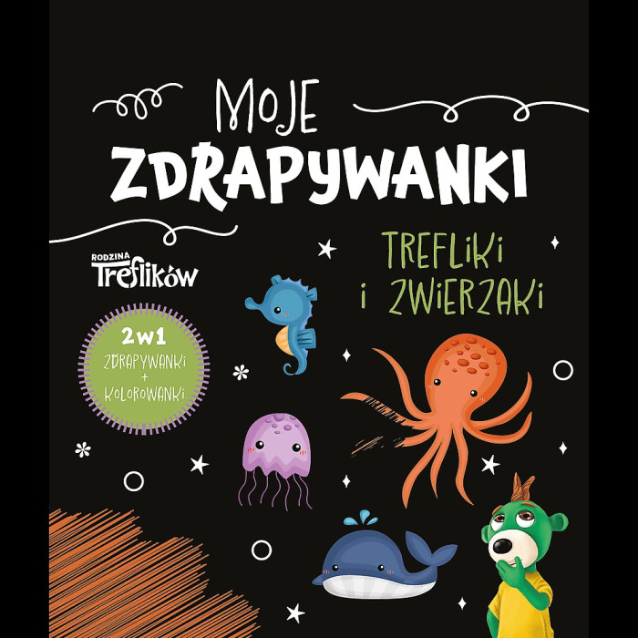 Trefliki i zwierzaki. Moje zdrapywanki | Polska Półka