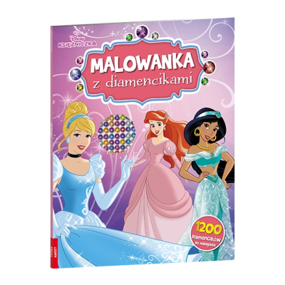 Disney Księżniczka Malowanka z diamencikami DKO-9104 | Polska Półka
