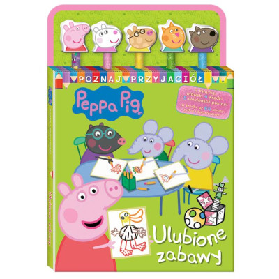 Barwne zabawy. Świnka Peppa. Poznaj Przyjaciół | Polska Półka