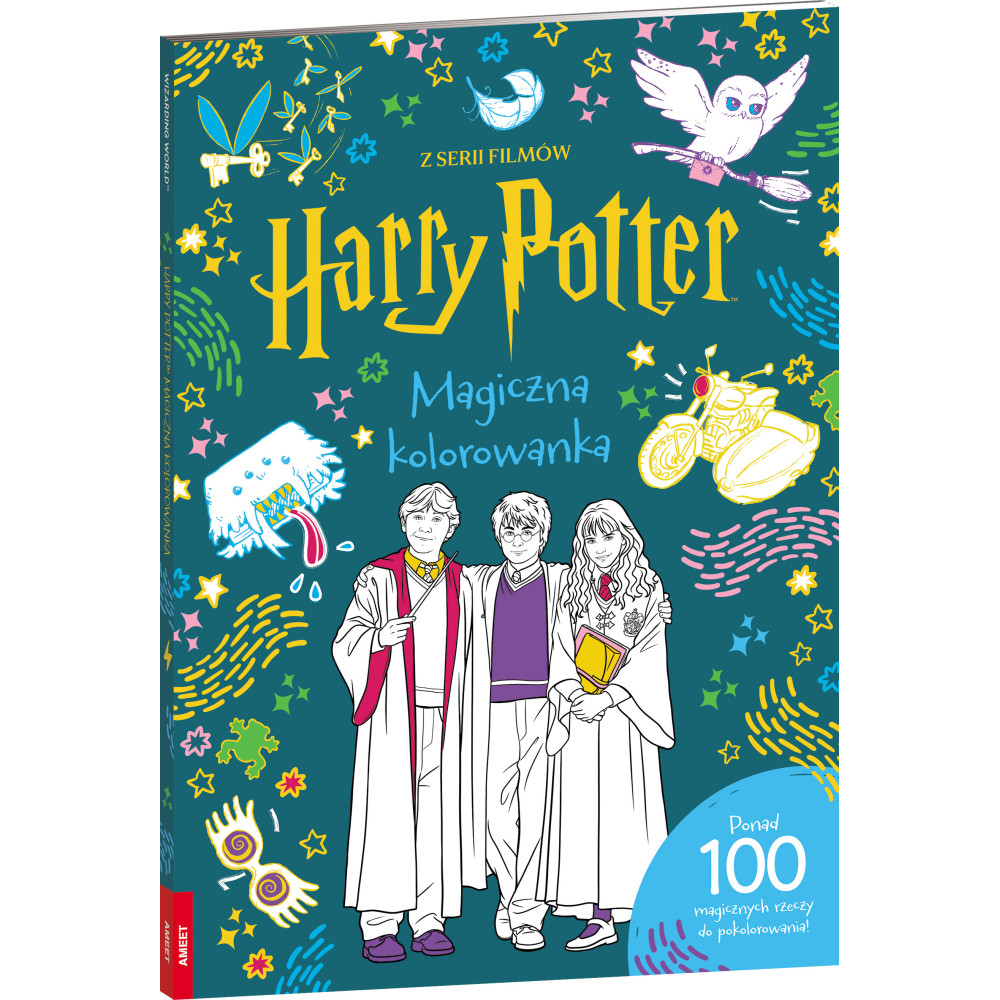 Harry Potter Magiczna kolorowanka FCB-5101 | Polska Półka
