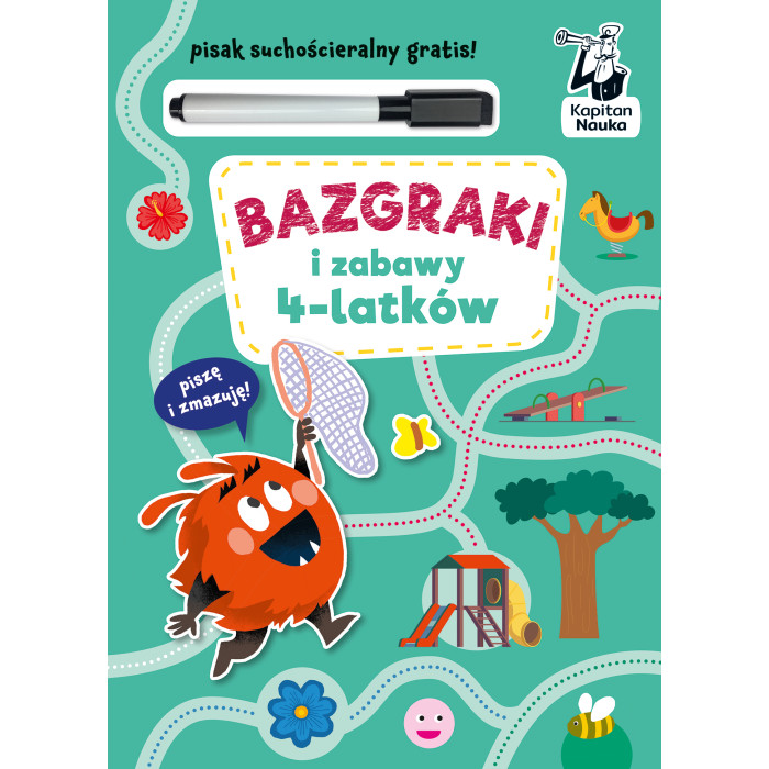 Bazgraki i zabawy 4-latków. Kapitan Nauka. Bazgraki | Polska Półka