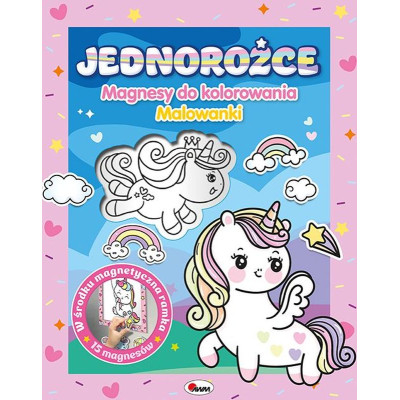 Jednorożce. Magnesy do kolorowania. Kolorowanki | Polska Półka