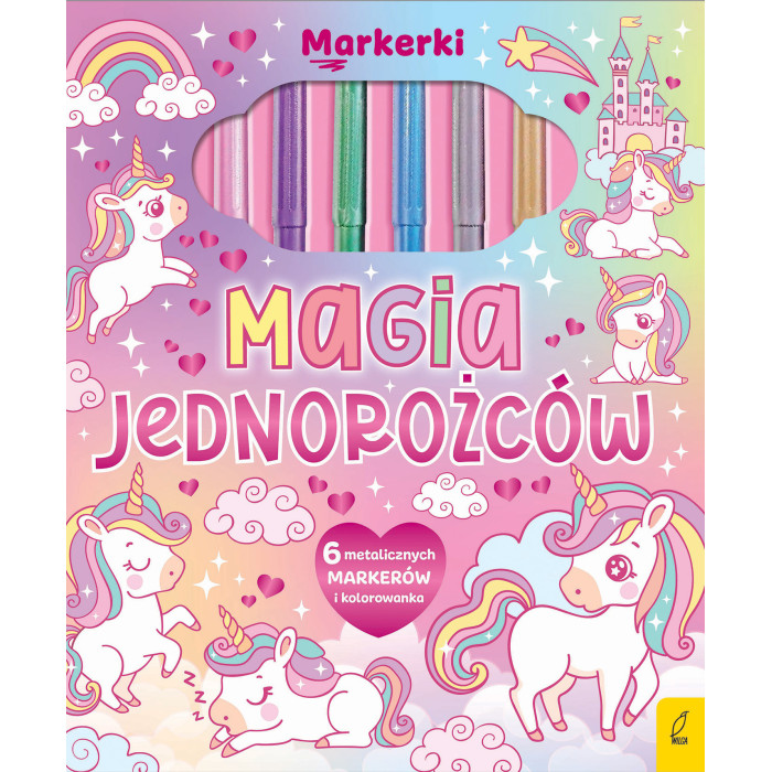 Magia jednorożców. Markerki | Polska Półka