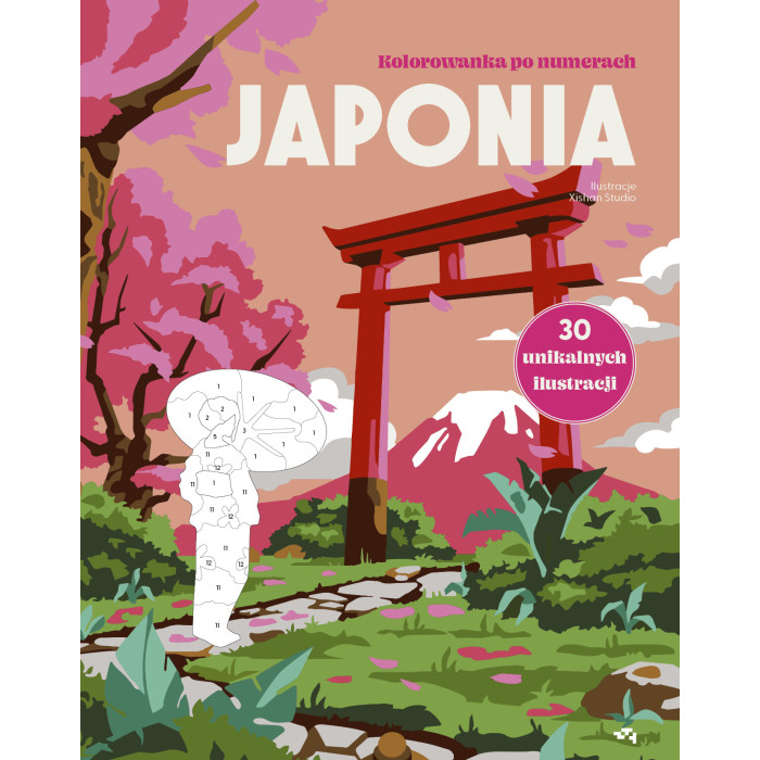 Japonia. Kolorowanka po numerach. Relacja Relaks | Polska Półka