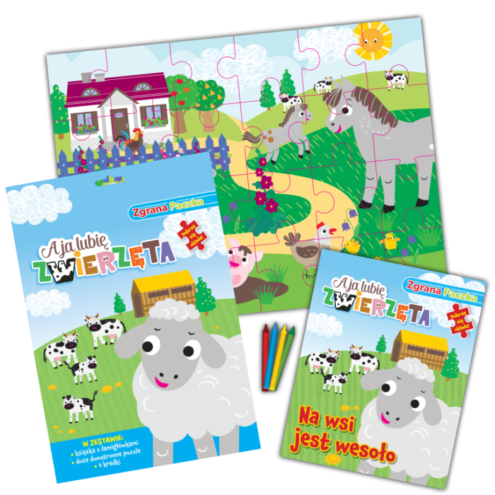 Na wsi jest wesoło. ja lubię zwierzęta. Zgrana paczka | Polska Półka
