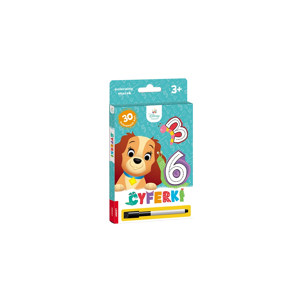 Disney Maluch Cyferki Karty 3 MMK-9202 | Polska Półka