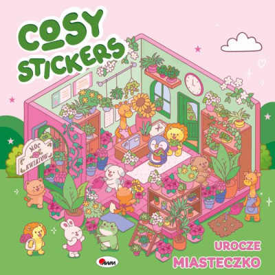 Urocze miasteczko. Cosy Stickers | Polska Półka