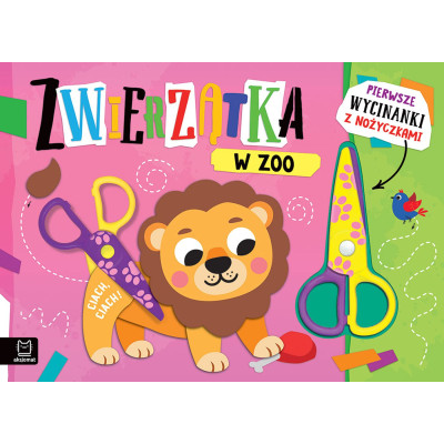 Zwierzątka w zoo. Wycinanki z nożyczkami | Polska Półka