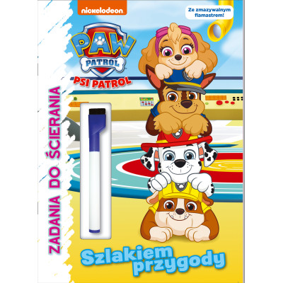 Szlakiem przygody. Psi Patrol. Zadania do ścierania | Polska Półka