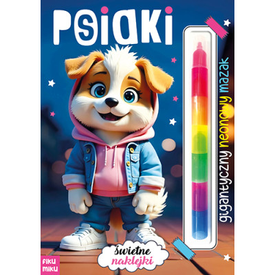 Psiaki. Gigantyczny neonowy mazak. Marker modułowy | Polska Półka