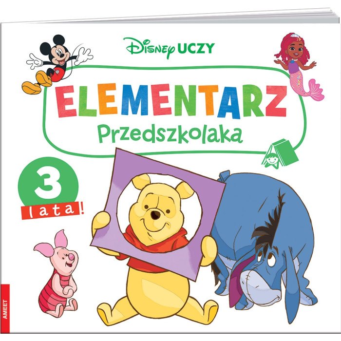 Disney uczy Elementarz przedszkolaka 3 lata UEP-9308 | Polska Półka