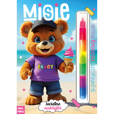 Misie. Gigantyczny neonowy mazak. Marker modułowy | Polska Półka