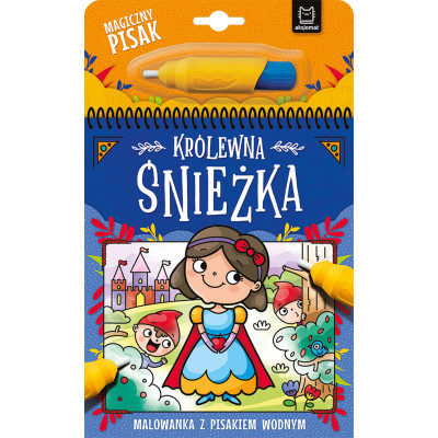 Królewna Śnieżka. Malowanka z pisakiem wodnym | Polska Półka