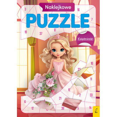 Księżniczki. Naklejkowe puzzle | Polska Półka