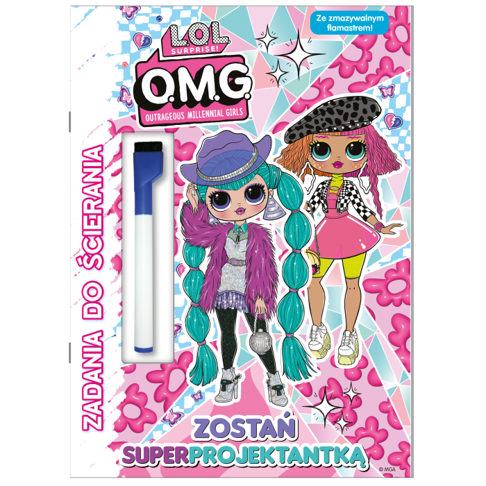 Zostań superprojektantką. L.O.L. Surprise! Zadania do ścierania | Polska Półka