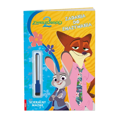 Disney Zwierzogród 2 Zadania do zmazywania PTC-9115 | Polska Półka