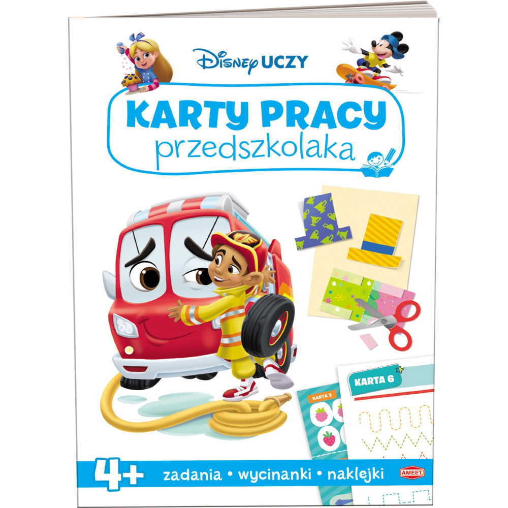 Disney uczy Karty pracy przedszkolaka 4-latki mix UKP-9301 | Polska Półka