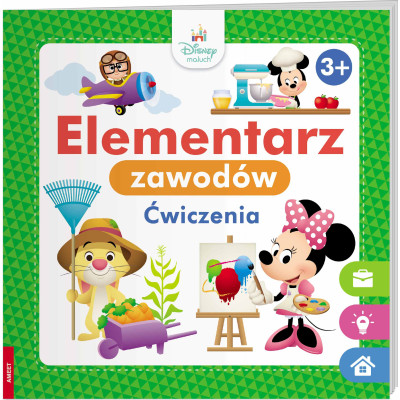 Disney Maluch Elementarz zawodów ćwiczenia HOP-9206 | Polska Półka