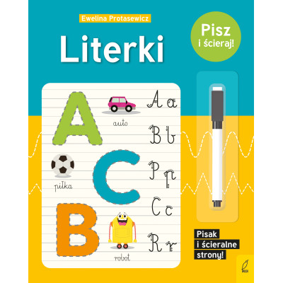 Literki. Pisz i ścieraj! | Polska Półka