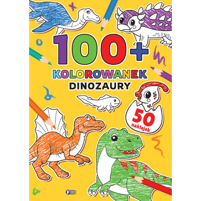 Dinozaury. 100 kolorowanek | Polska Półka
